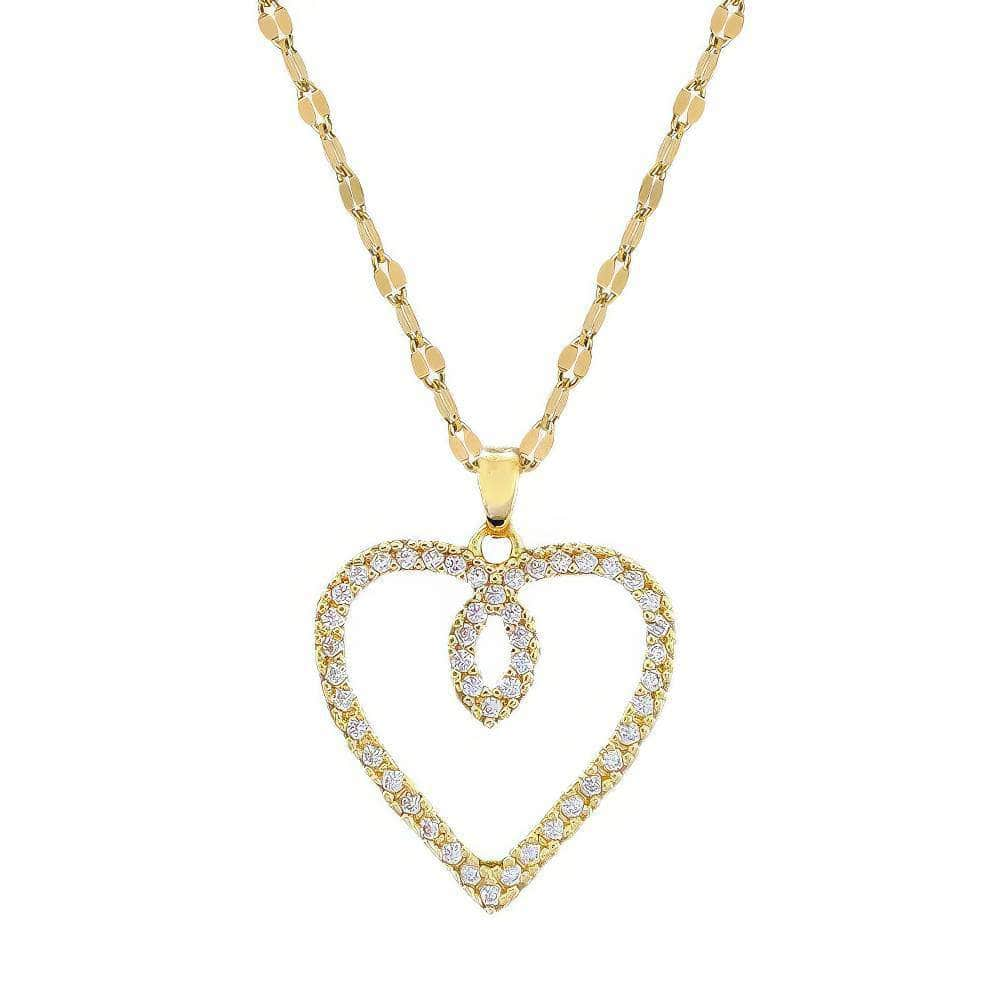 Love Pendant Necklace - A New Trend Clavicle Chain Jewelry for Women and Girls, perfect for Valentine's Day Gift N2131