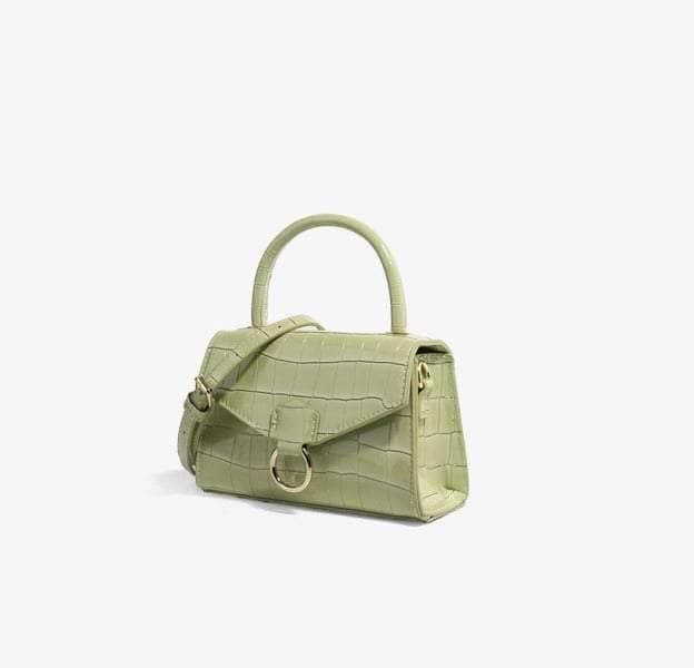 Luxe Crocodile Leather Mini Bag