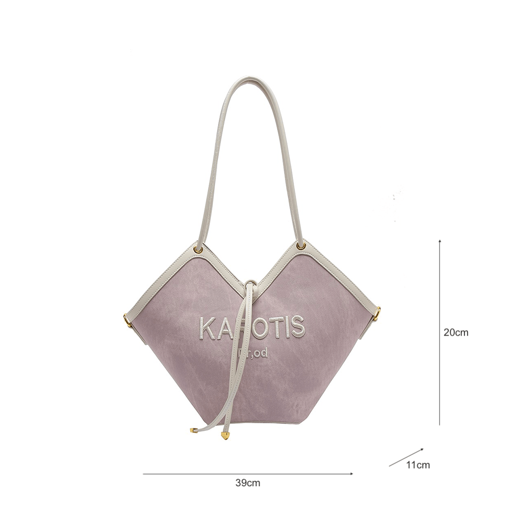 Luxe Nude Top Handle Tote Bag