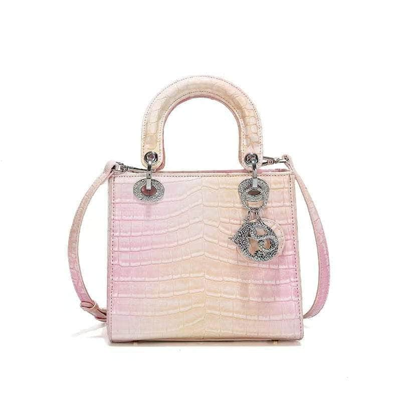 Luxurious Lady Leather Handbag Pink