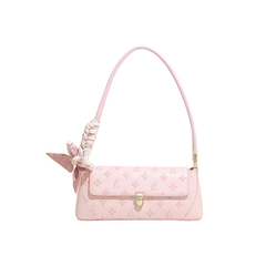 Luxurious Pink Monogram Pochette Shoulder Bag