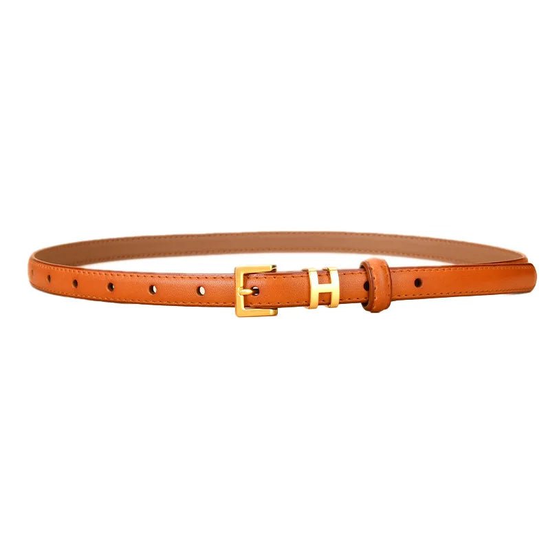 Luxury Brand Leather Women's Waist Belt