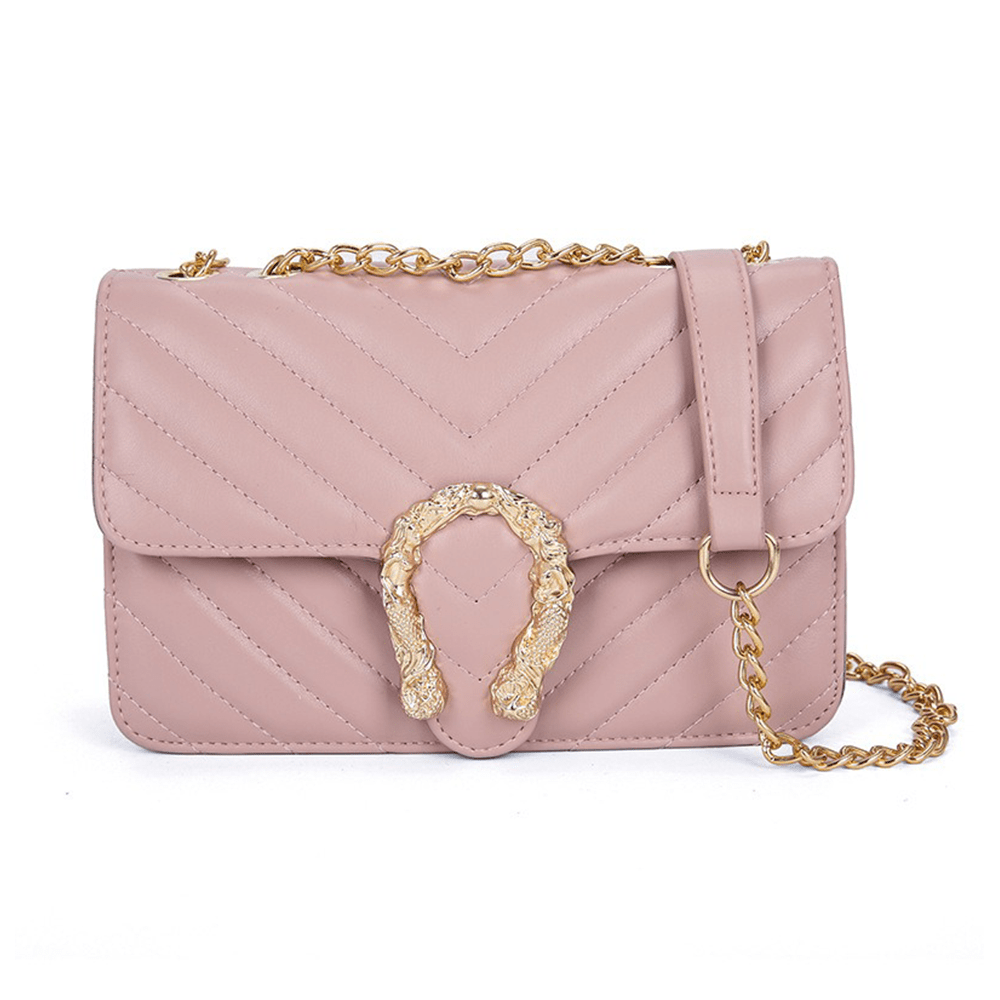 Luxury Chain Shoulder Bag Pink