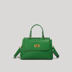 Luxury Crossbody Microfiber Leather Handbag Green