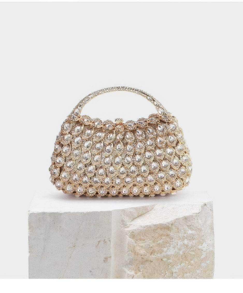 Luxury Crystal Rhinestone Diamante Evening Clutch