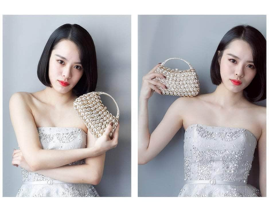 Luxury Crystal Rhinestone Diamante Evening Clutch