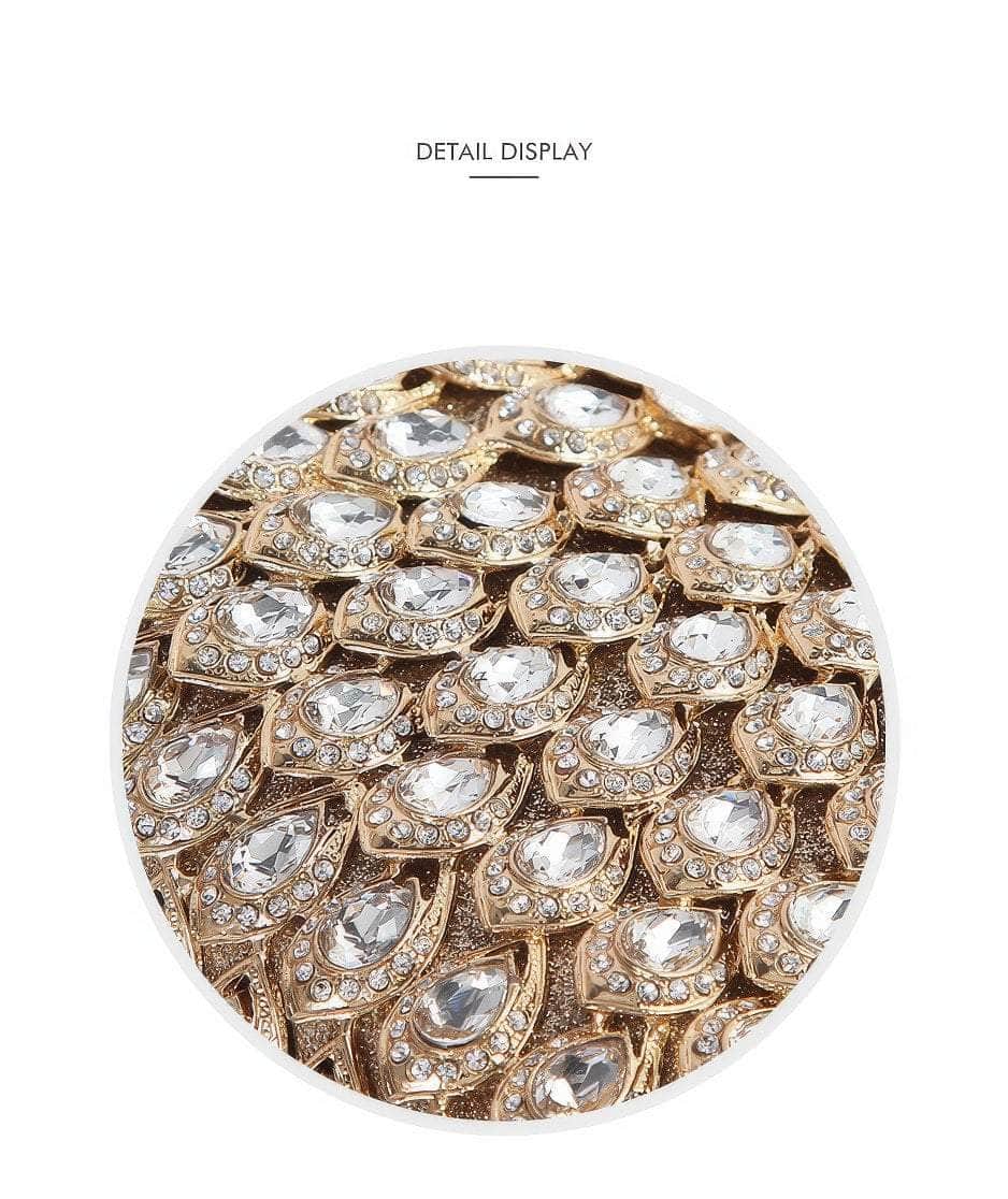 Luxury Crystal Rhinestone Diamante Evening Clutch