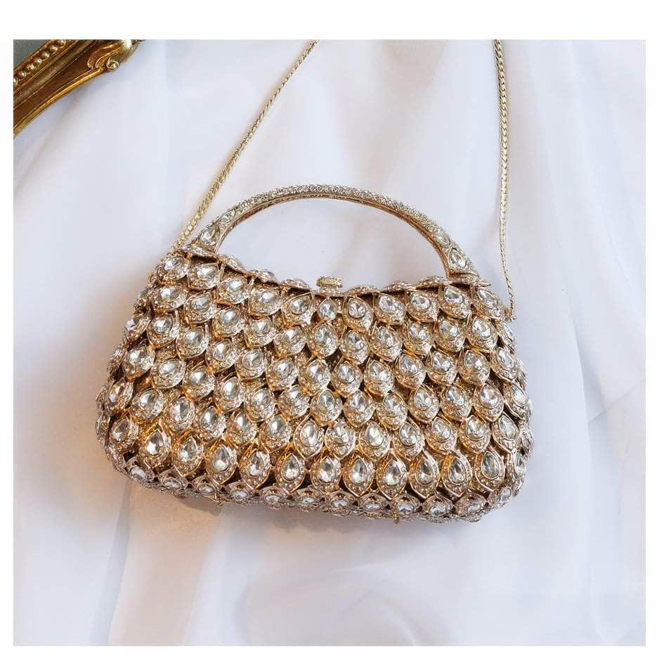 Luxury Crystal Rhinestone Diamante Evening Clutch