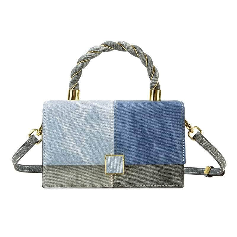 Luxury Denim Shoulder Handbag