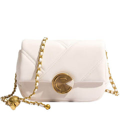 Luxury Leather Chain Shoulder Crossbody Bag