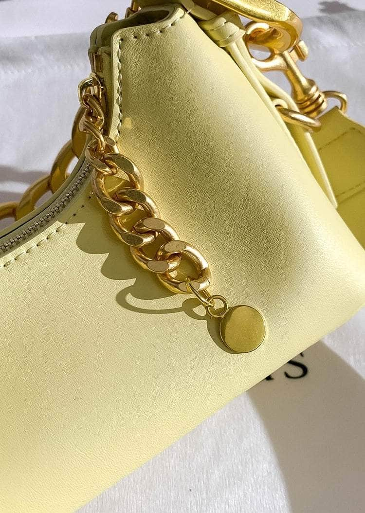 Luxury Leather Gold Chain Bag