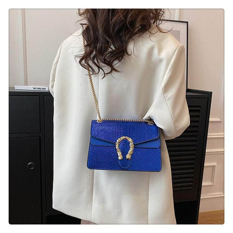 Luxury Leather Shoulder Purse Chain Bag