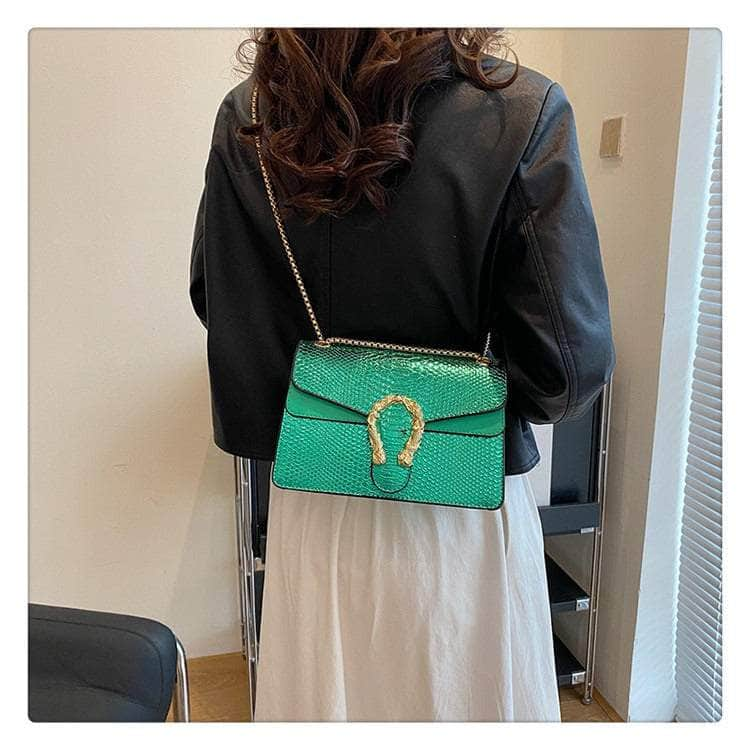 Luxury Leather Shoulder Purse Chain Bag