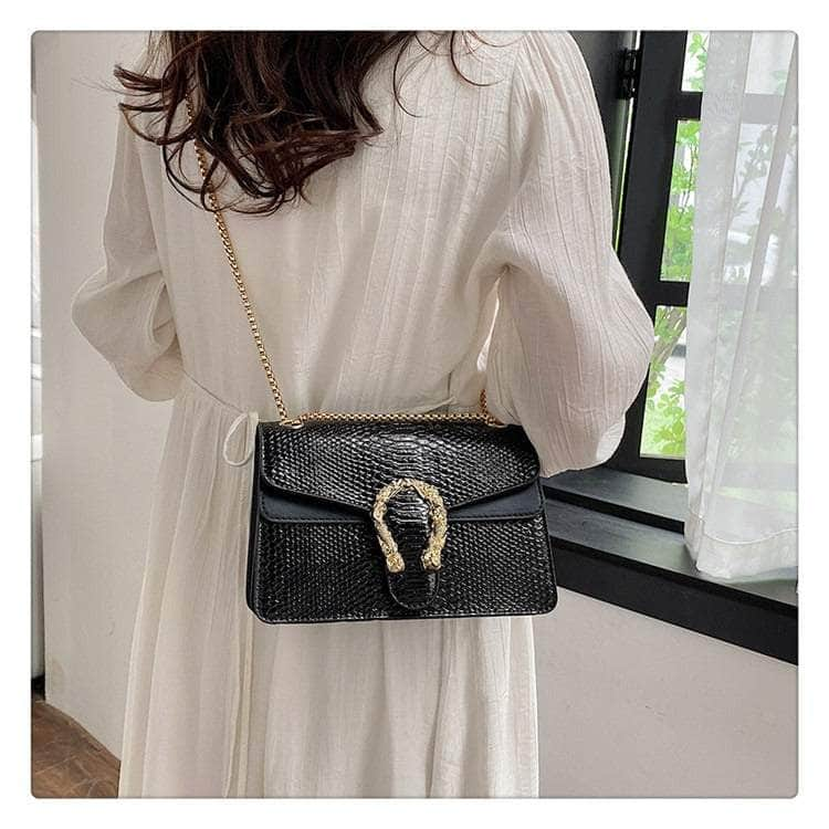 Luxury Leather Shoulder Purse Chain Bag