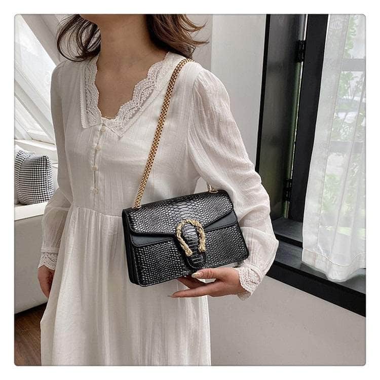 Luxury Leather Shoulder Purse Chain Bag