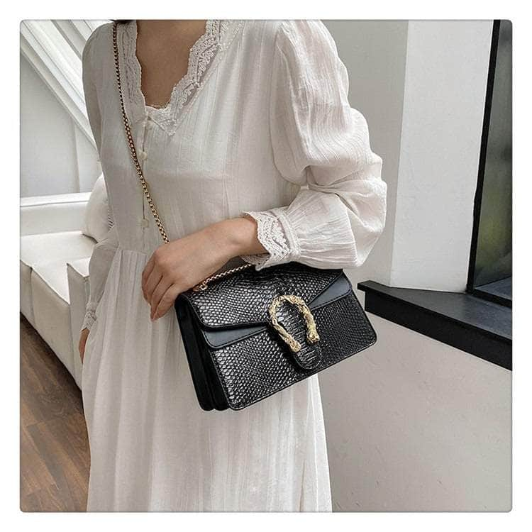 Luxury Leather Shoulder Purse Chain Bag