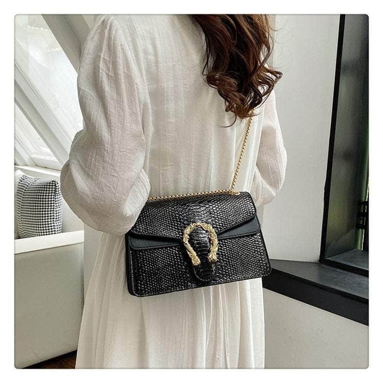 Luxury Leather Shoulder Purse Chain Bag