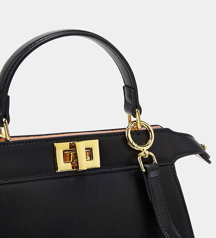 Luxury Leather Tote Handbag