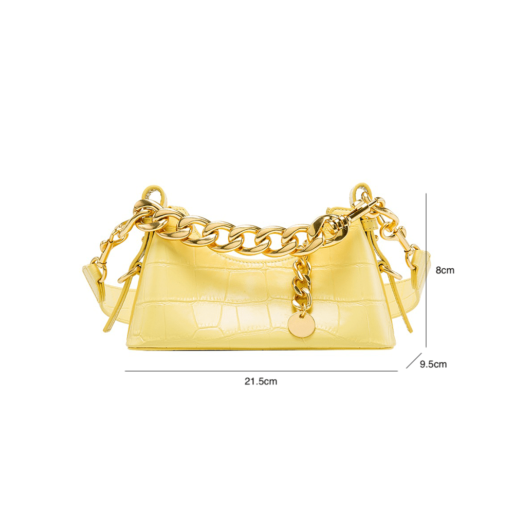 Luxury Mini Crocodile Pattern Shoulder Chain Purse