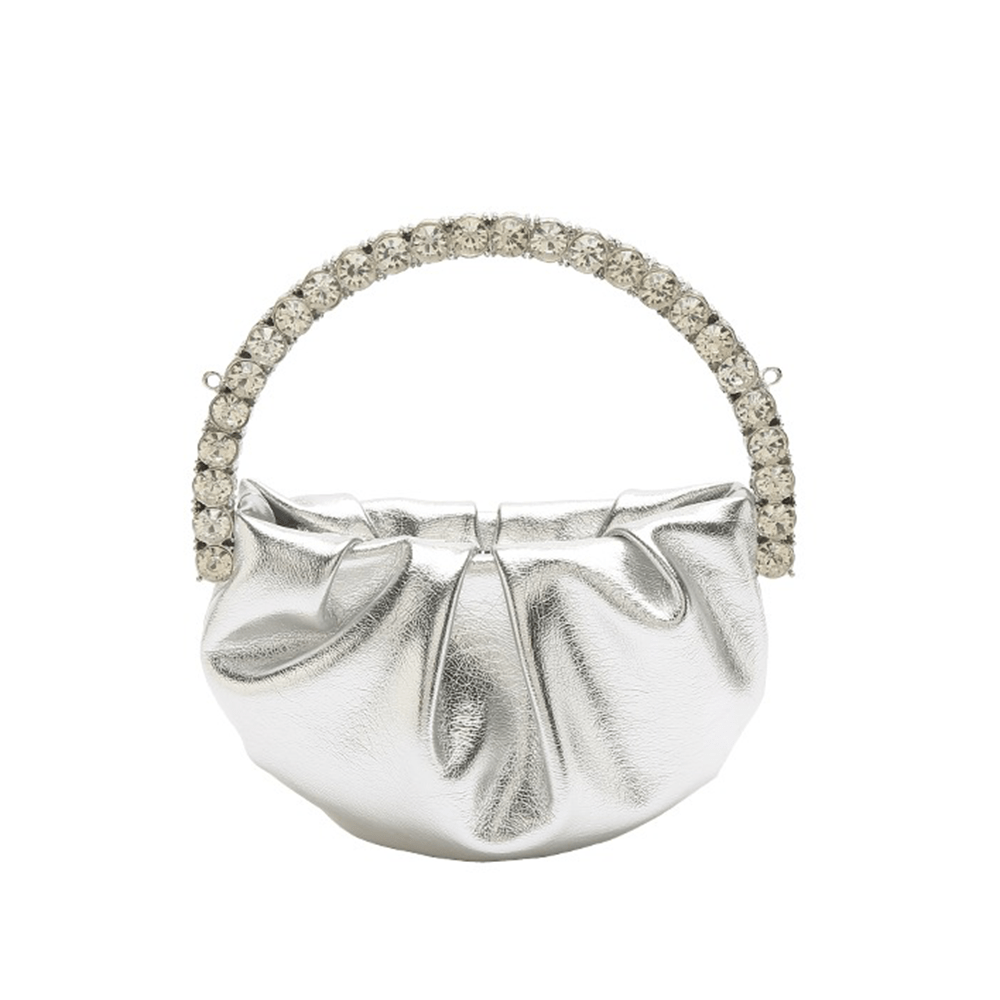 Luxury Mini Diamond Circular Handle Purse