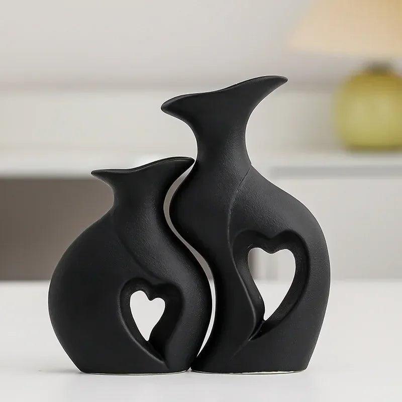 Luxury Nordic Ceramic Flower Vase: Living Room, Dining Table Decor