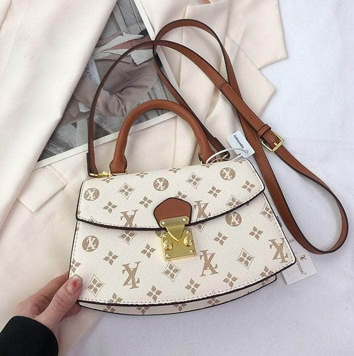 Luxury One Shoulder Crossbody Handbag Ivory