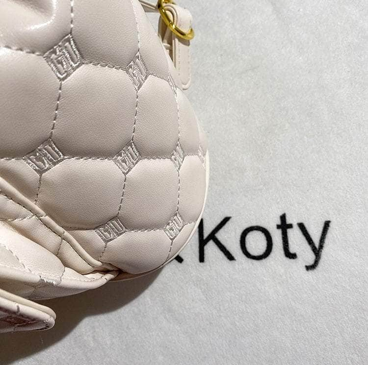 Luxury Quilted Embossed Flap Backpack