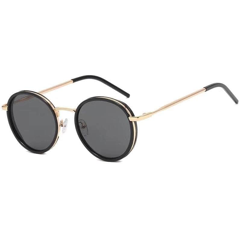 Luxury Round Gradient Eyewear Black