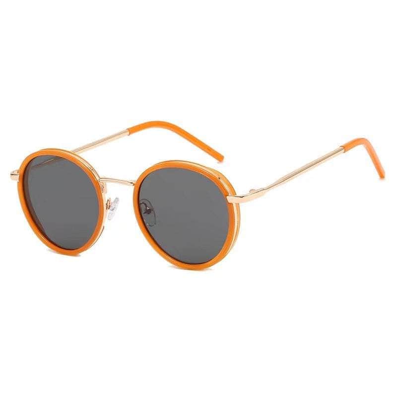 Luxury Round Gradient Eyewear Orange