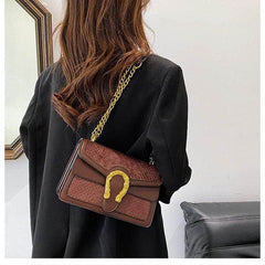 Luxury Shoulder Crossbody Chain Leather Purse