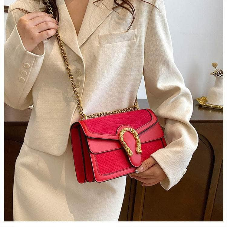 Luxury Shoulder Crossbody Chain Leather Purse