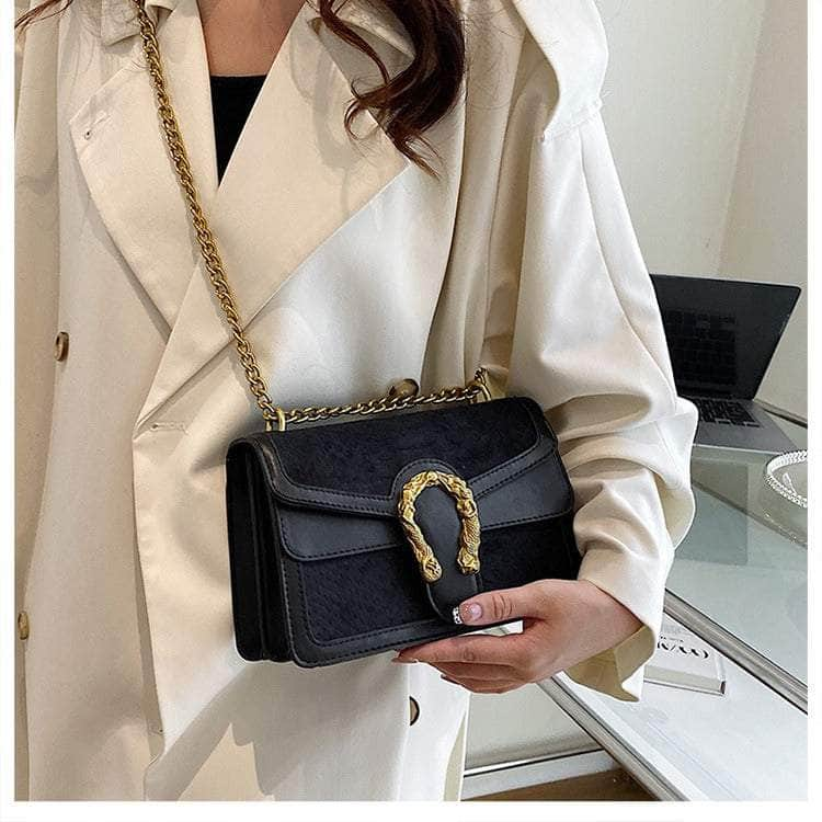 Luxury Shoulder Crossbody Chain Leather Purse