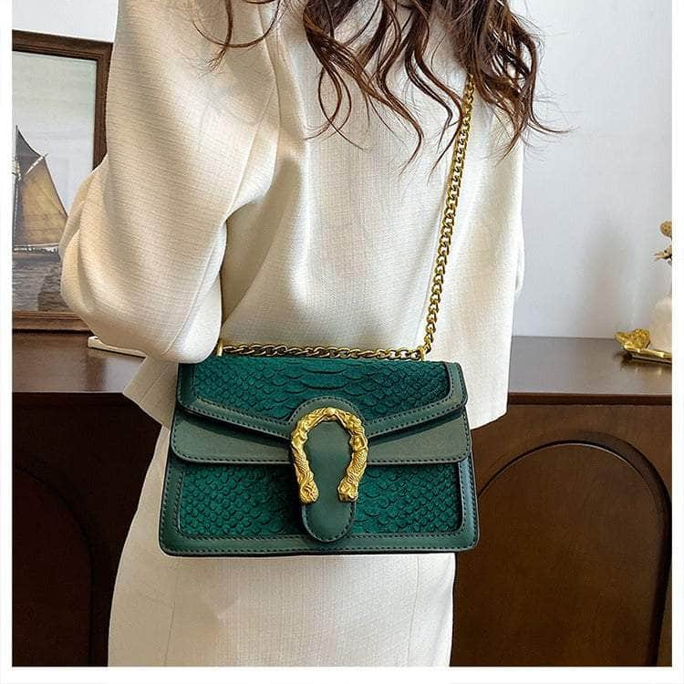 Luxury Shoulder Crossbody Chain Leather Purse