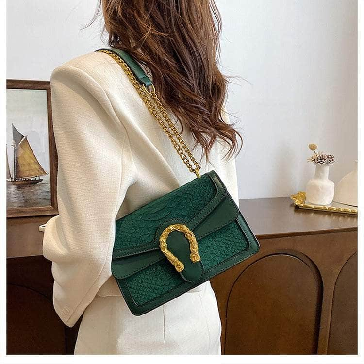 Luxury Shoulder Crossbody Chain Leather Purse