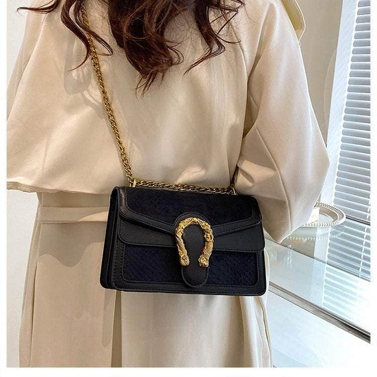 Luxury Shoulder Crossbody Chain Leather Purse