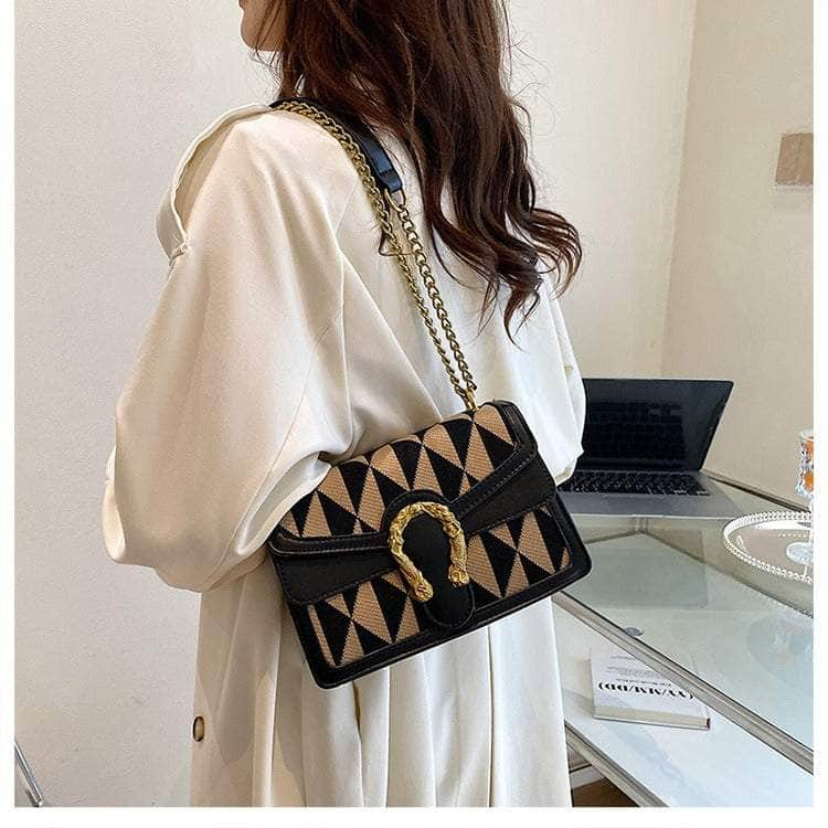 Luxury Shoulder Crossbody Chain Leather Purse