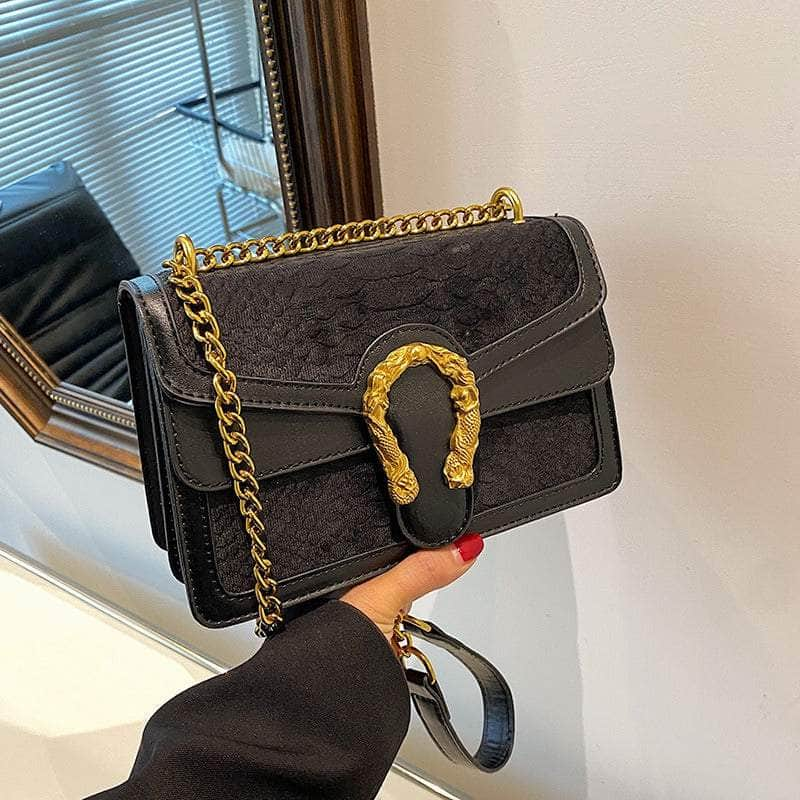 Luxury Shoulder Crossbody Chain Leather Purse