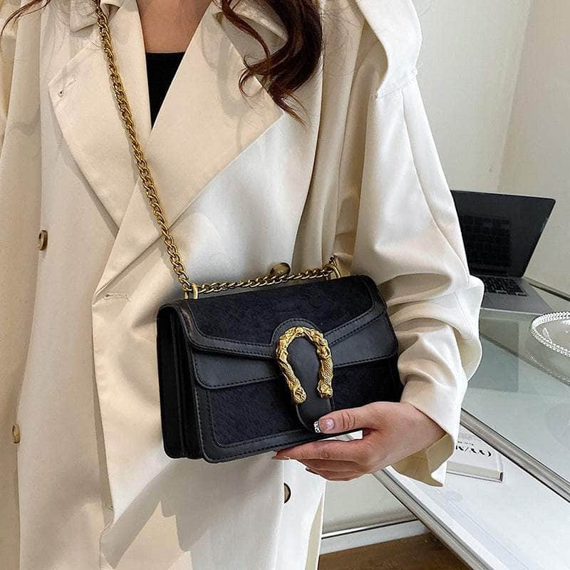 Luxury Shoulder Crossbody Chain Leather Purse