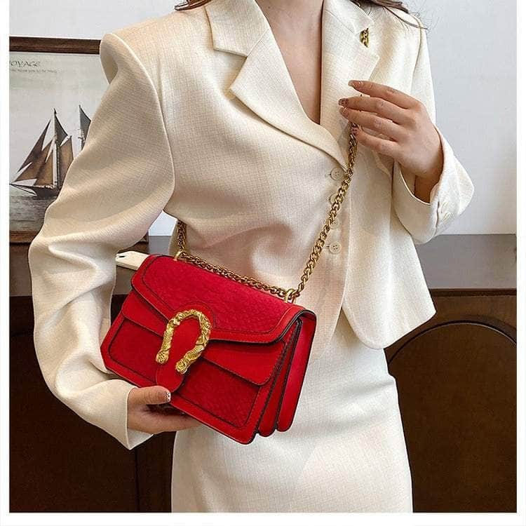 Luxury Shoulder Crossbody Chain Leather Purse