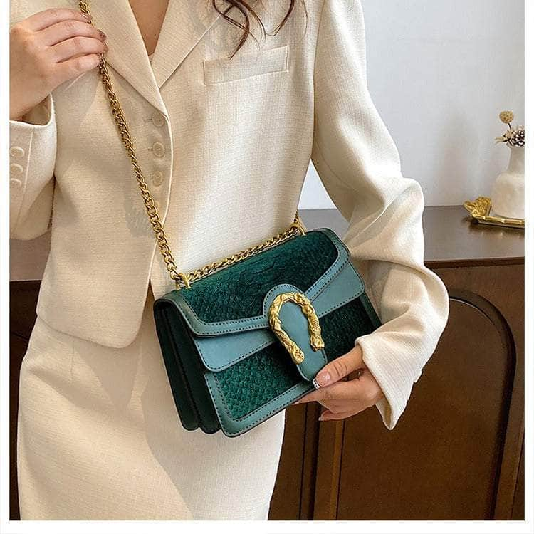 Luxury Shoulder Crossbody Chain Leather Purse