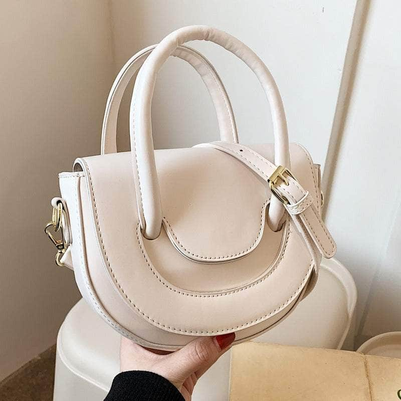 Luxury Shoulder Saddle Handbag