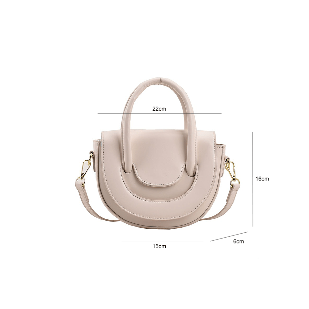 Luxury Shoulder Saddle Handbag