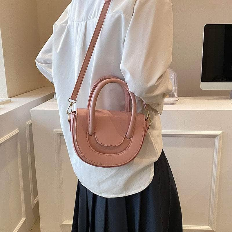 Luxury Shoulder Saddle Handbag