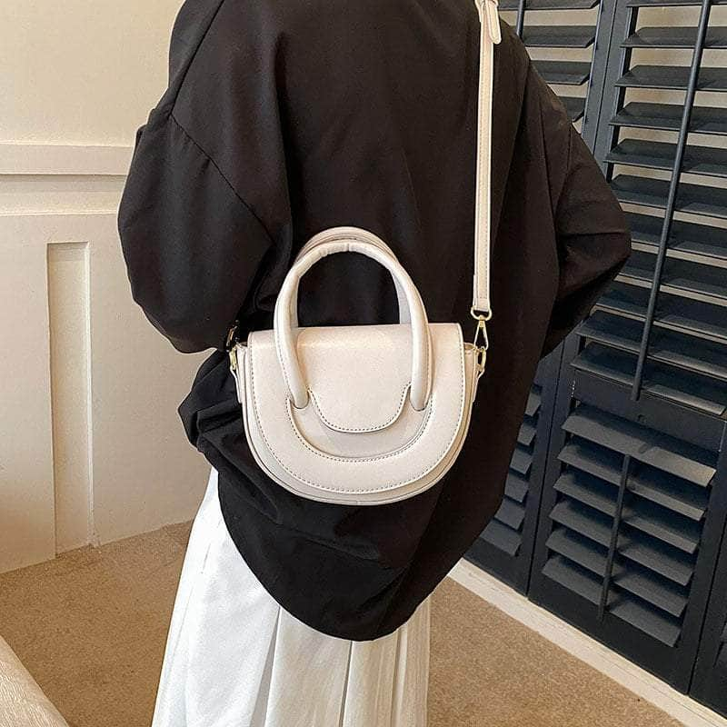 Luxury Shoulder Saddle Handbag