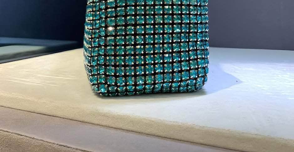 Luxury Sparkling Rhinestone Crossbody Clutch Bag