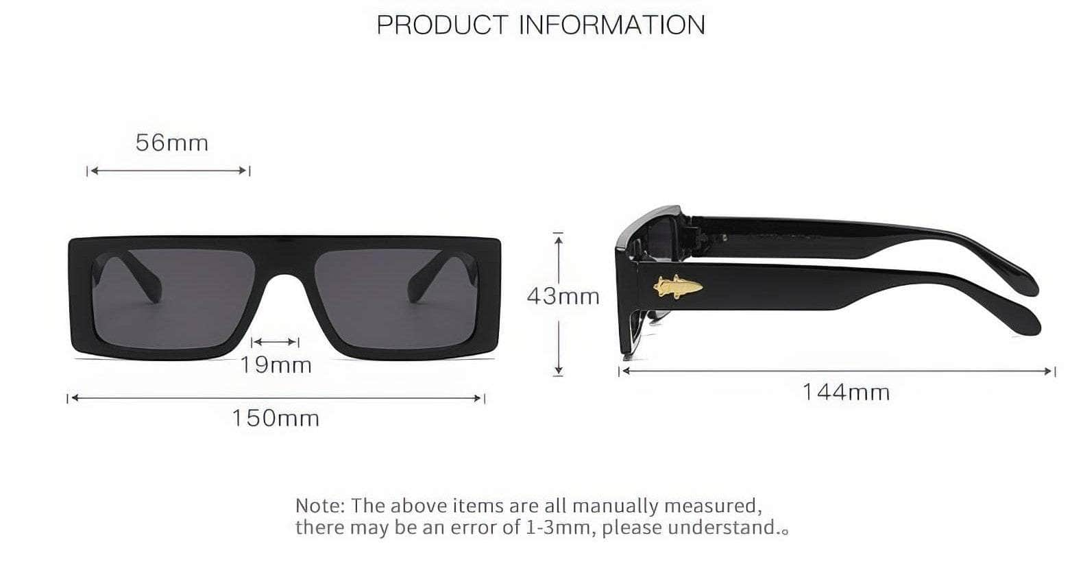 Luxury Transparent Square Eyewear