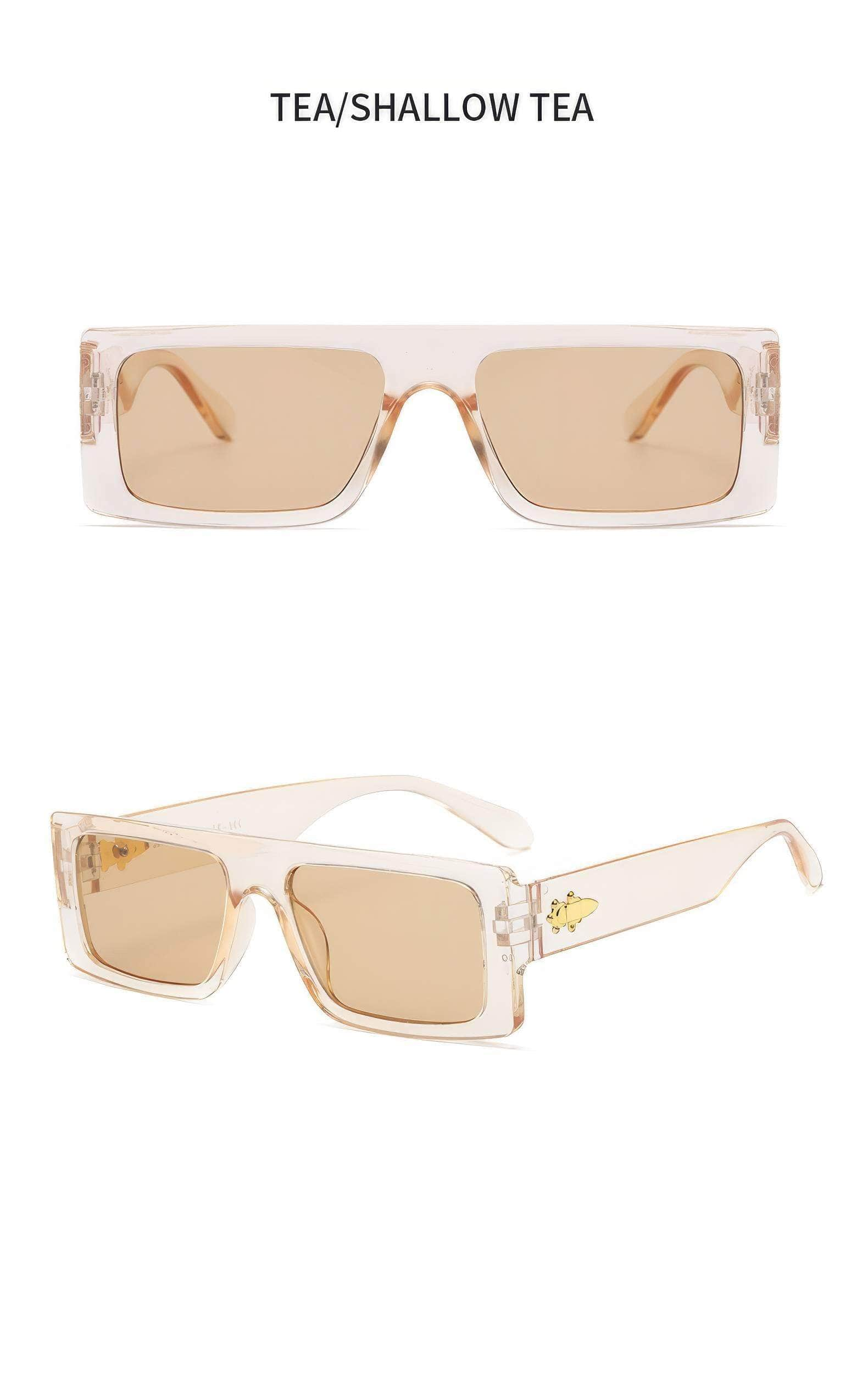 Luxury Transparent Square Eyewear