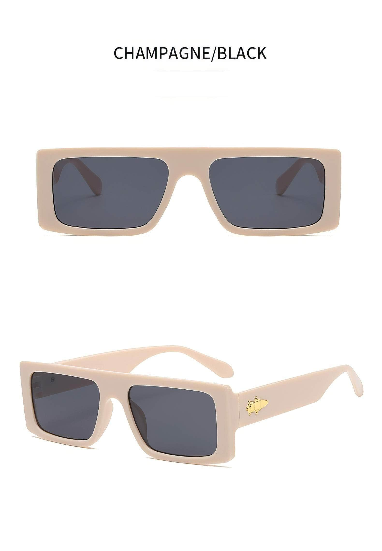 Luxury Transparent Square Eyewear