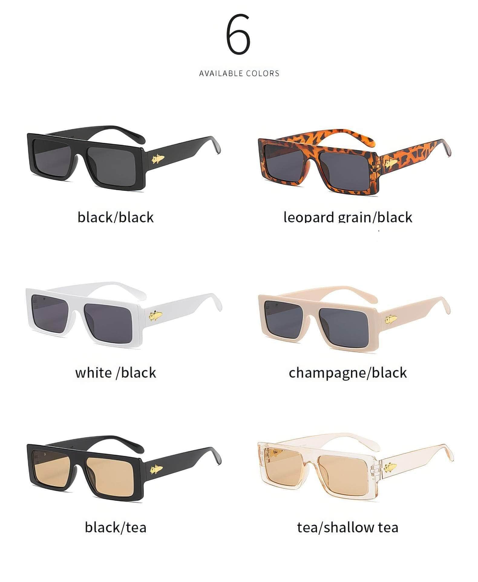 Luxury Transparent Square Eyewear