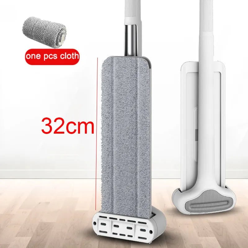 Magic Spin Mop: Efficient 360° Rotation for Easy Home Floor Cleaning S(32CM)-1cloth / CHINA